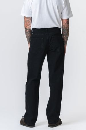 Noah Loose Fit Jeans - Στερεό μαύρο