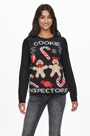 Joy Christmas Knit - Μαύρο