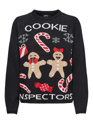 Joy Christmas Knit - Μαύρο