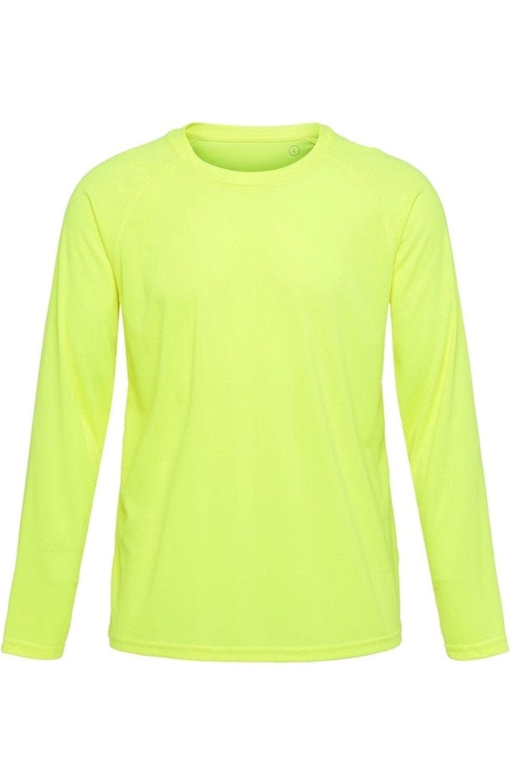 Long-sleeved Training T-shirt - Neon Yellow