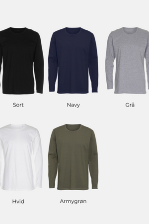 Basic T-shirt Long Sleeve-Package Deal (3 τεμ.)