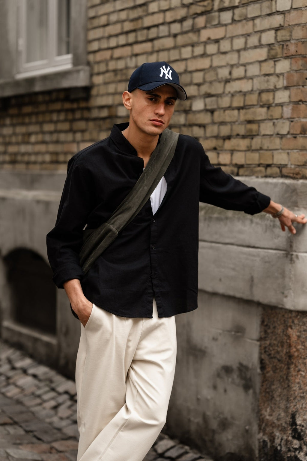 Linen Shirt - Black
