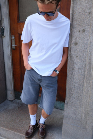 Τζην Shorts Χαλαρά - Γκρι