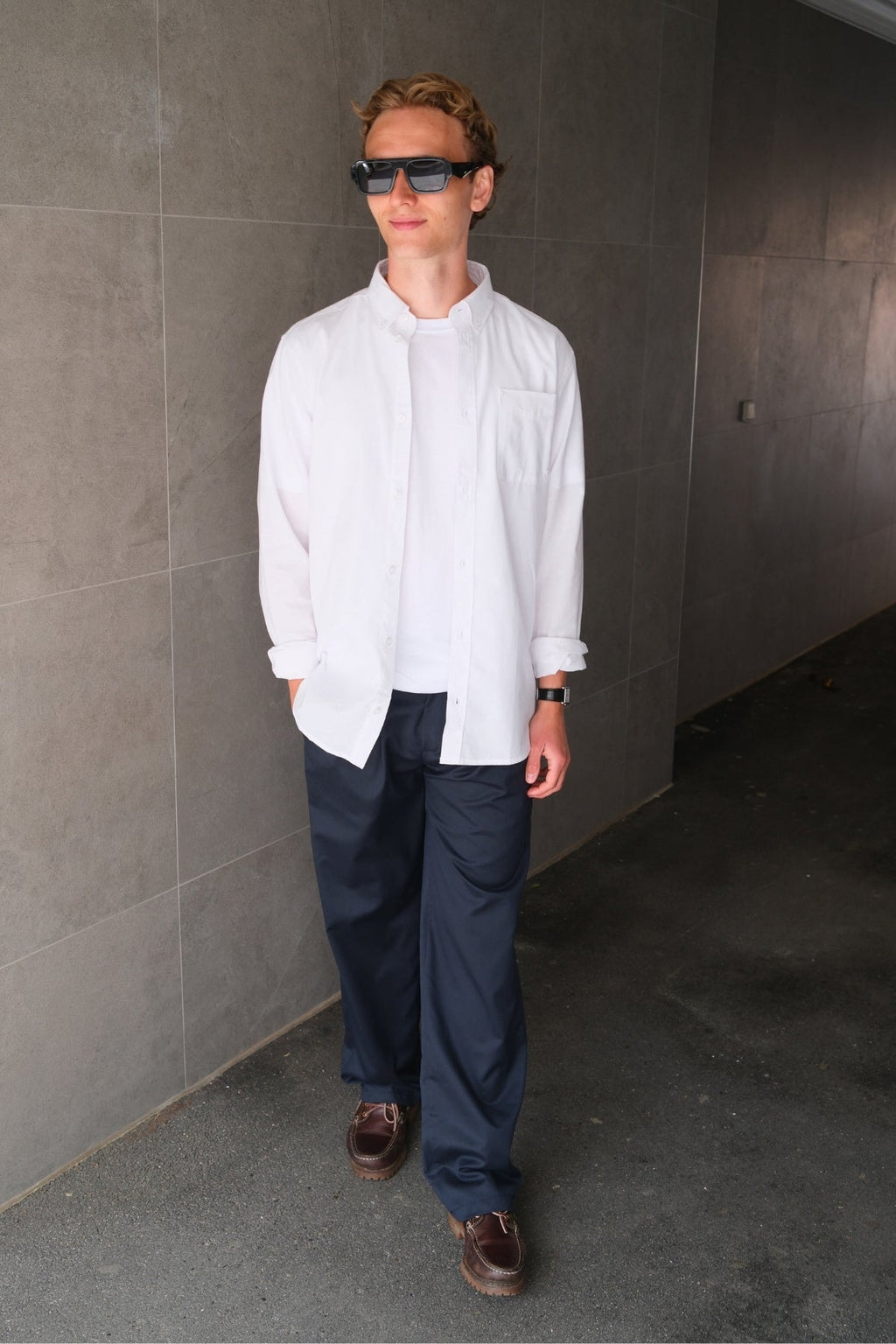 Performance Pants Wide Fit - Ναυτικό