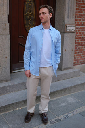 Performance Pants Wide - Μπεζ