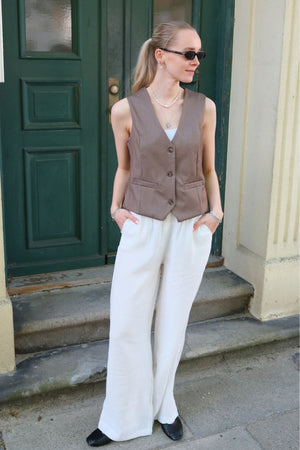 Μιά Pants - Λευκός