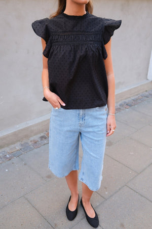 Kath Long Denim Shorts - ανοιχτό μπλε denim