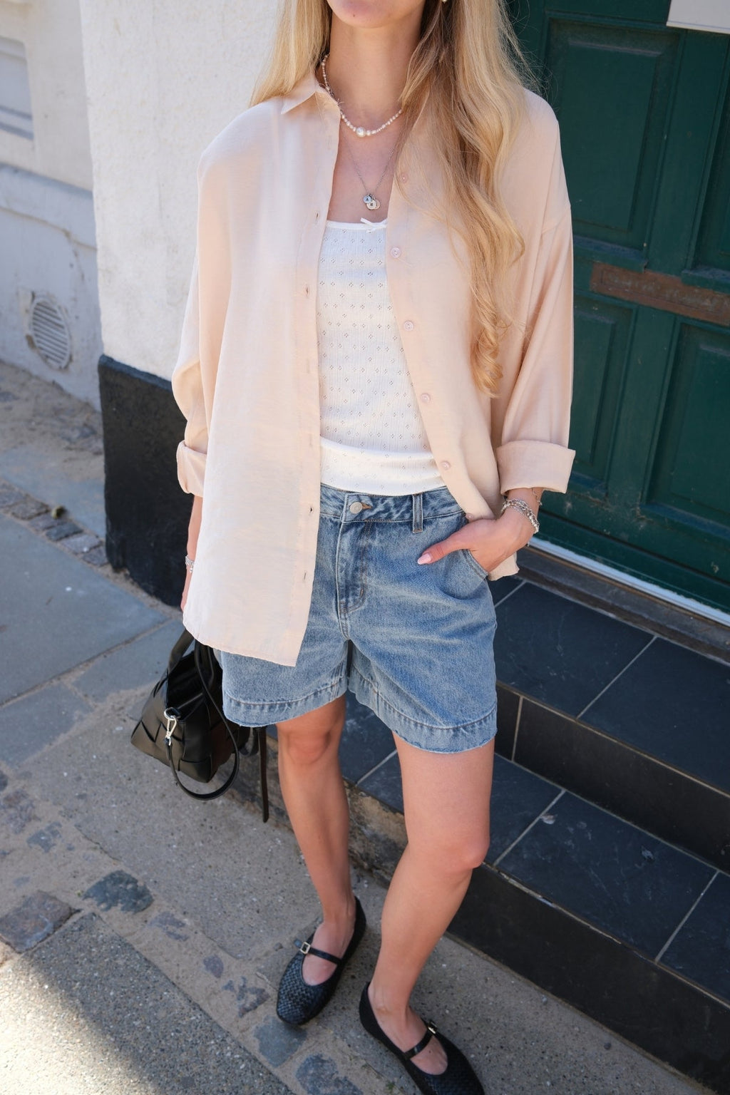 Mia Shirt - μπεζ