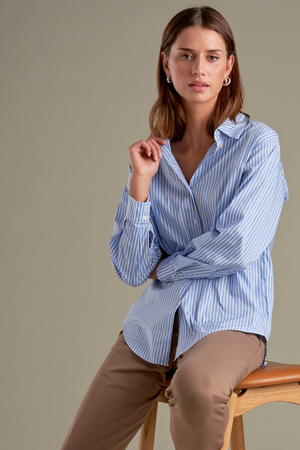 Tutta LO L/S Shirt - Cornflower Blue