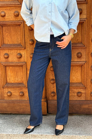 The Original Performance Ευρύ τζιν - σκούρο μπλε denim