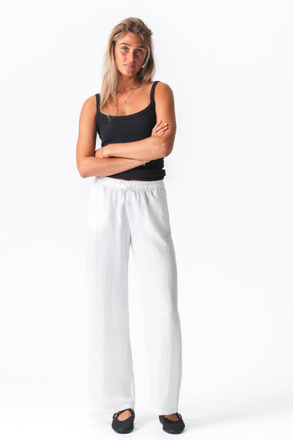 Λυσσώδης Pants - Λευκός