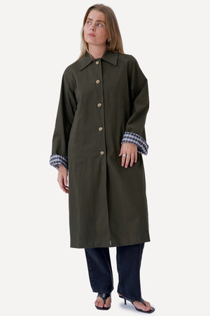 Livia Trenchcoat - Olive