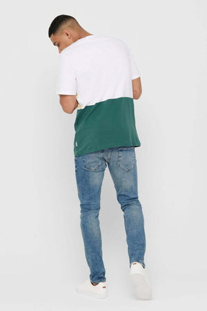 Τζιν τεντώματος Loom - denim μπλε