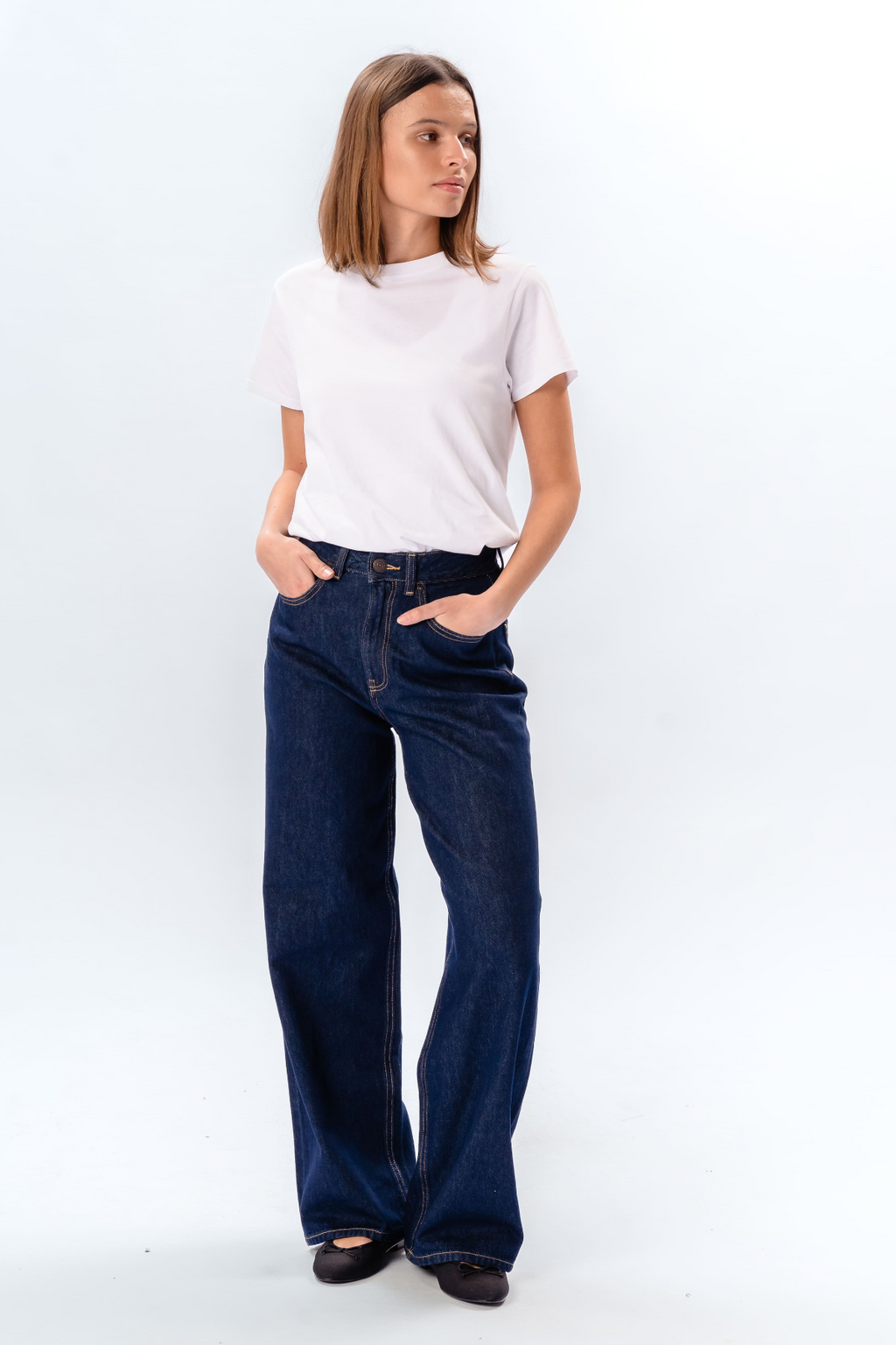 The Original Performance Loose Jeans - Dark Blue Denim