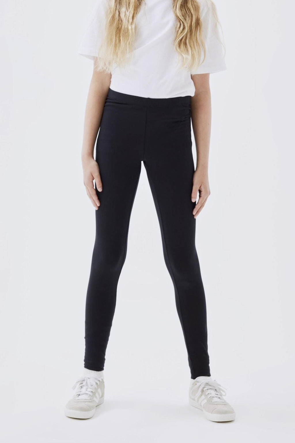 Basic leggings in cotton - Black