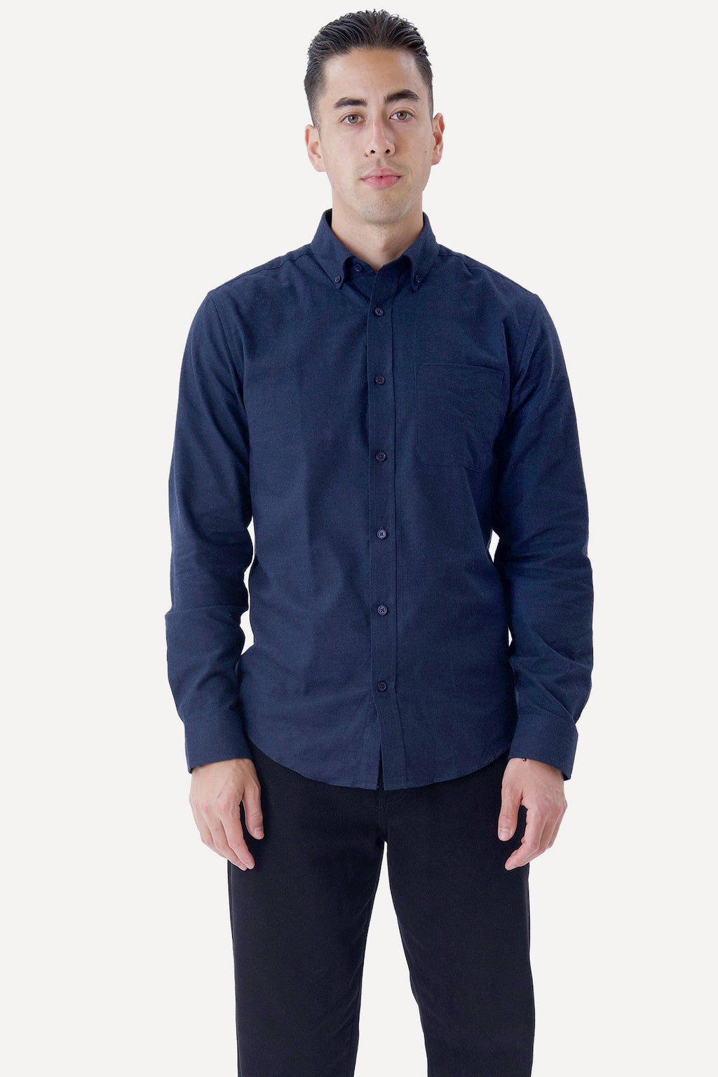 Flannel Shirt - Navy