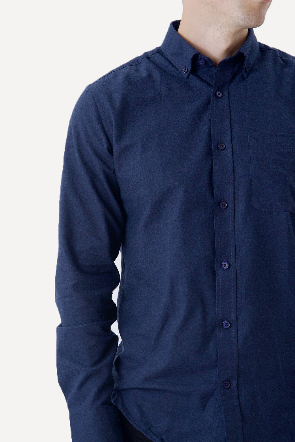 Flannel Shirt - Navy