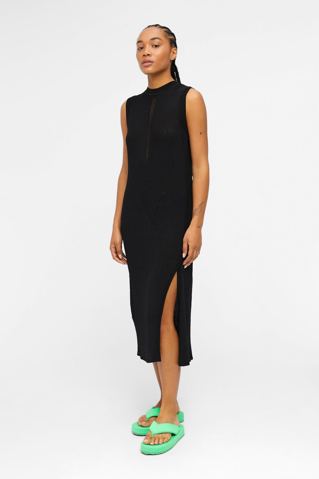 Bianka Knit Kjole - Sort