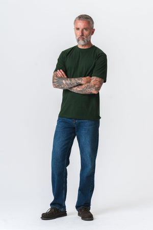 Oversized T-shirt - Dark Green