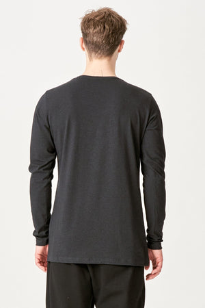 Με μακρύ μανίκι Muscle T -shirt - σκούρο γκρι