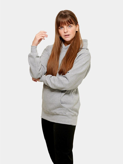 Oversized Hoodie - Askegrå - TeeShoppen - Grå