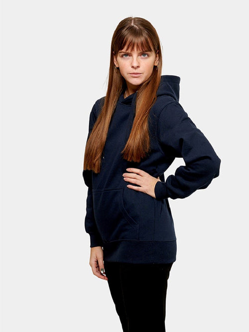 Oversized Hoodie - Navy - TeeShoppen - Blå