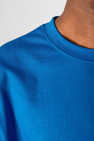 Υπερμεγέθη μπλουζάκι - τυρκουάζ μπλε