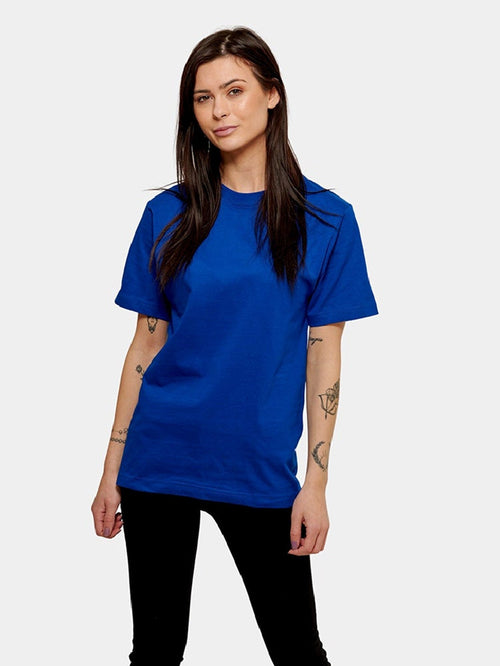 Oversized t-shirt - Royal - TeeShoppen - Blå