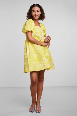 Aviona Dress - Pale Banana