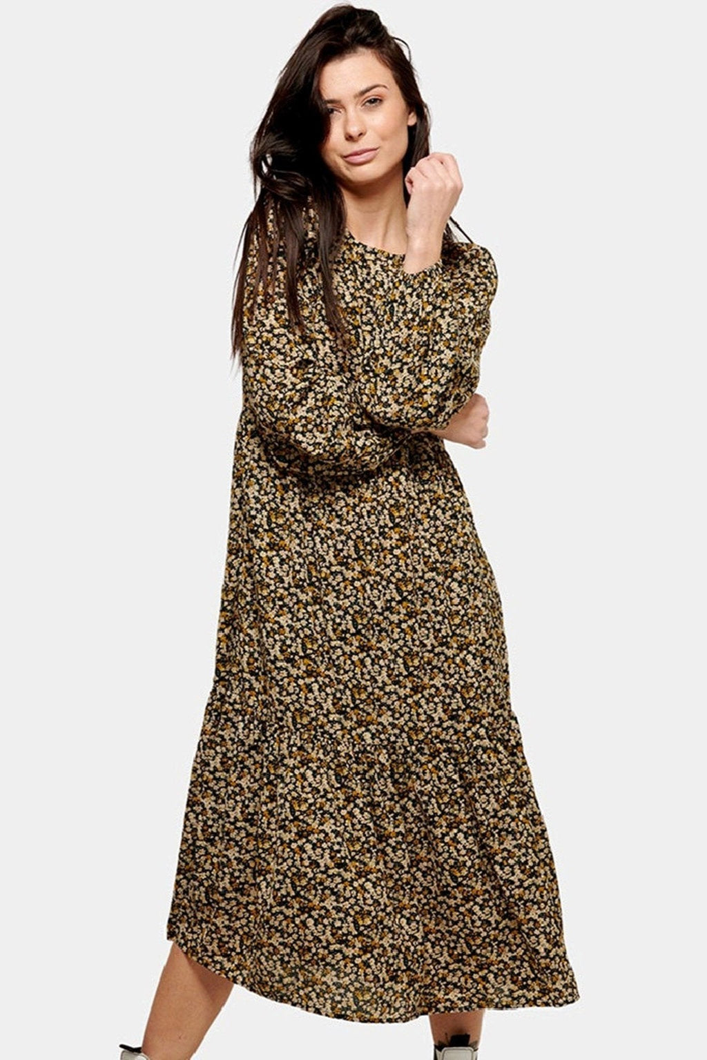 Pals Floral Dress - Μαύρο ανθισμένο