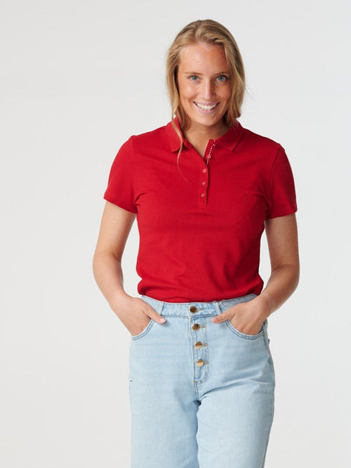 Polo Shirt - Rød - TeeShoppen - Rød