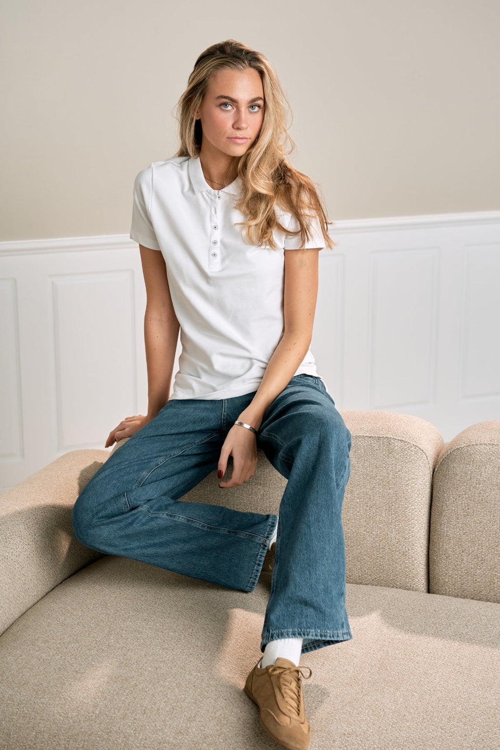 Πόλο πουκάμισο - Λευκό