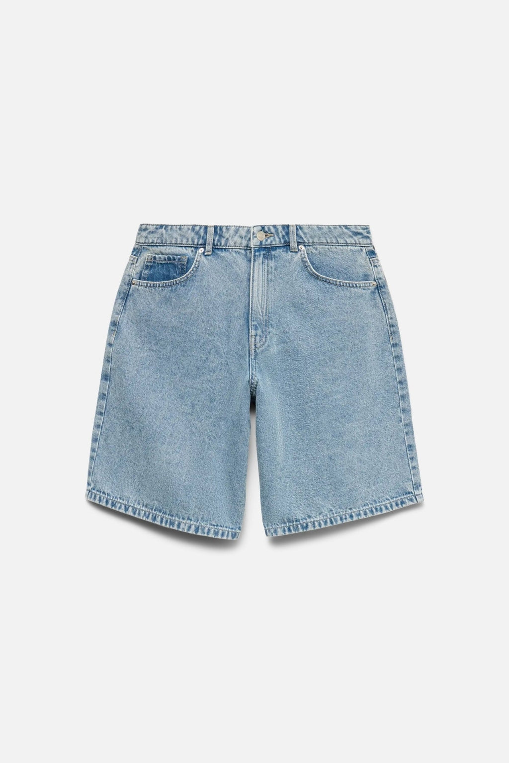 Kath Long Denim Shorts - ανοιχτό μπλε denim