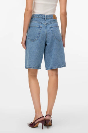Kath Long Denim Shorts - ανοιχτό μπλε denim
