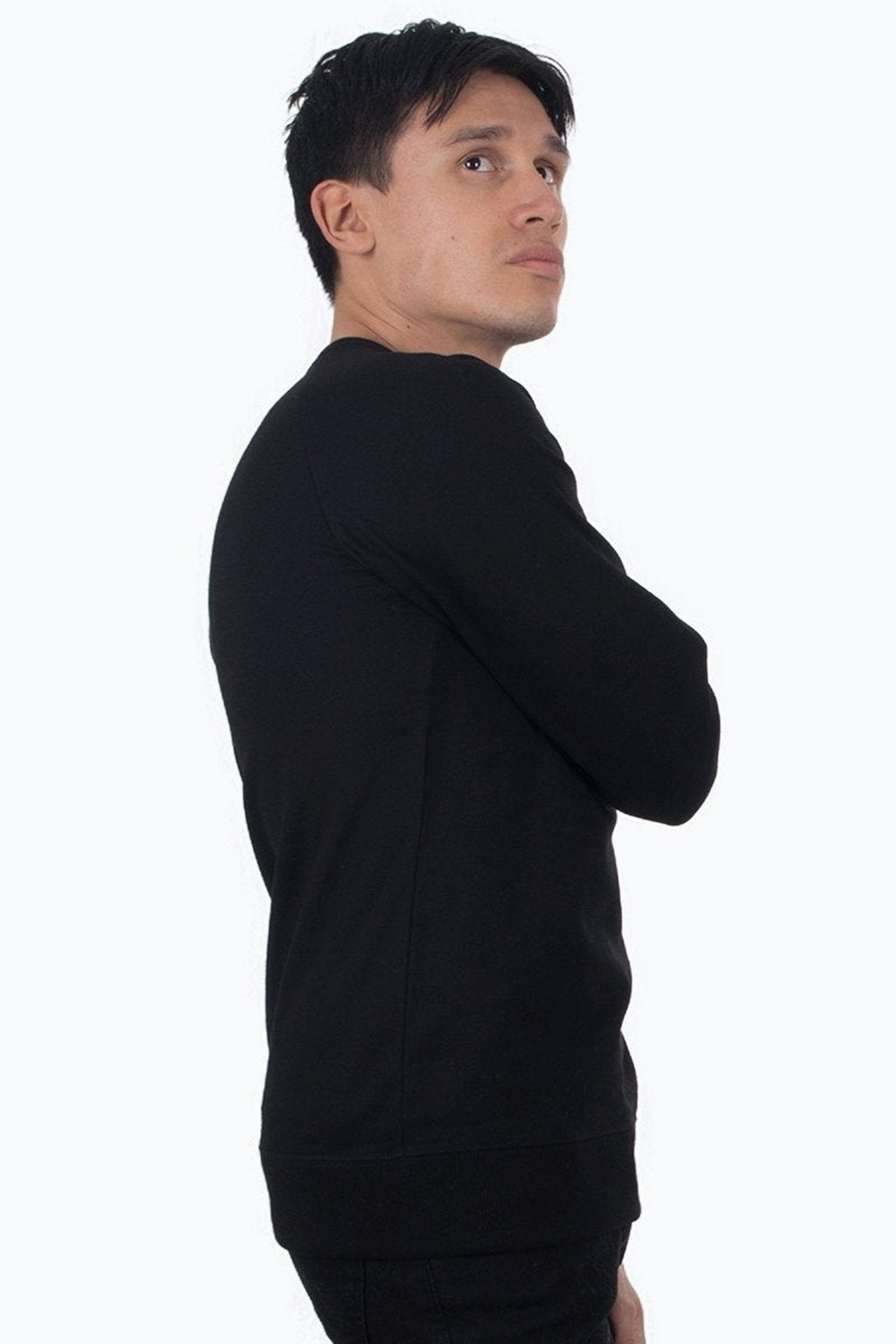 Raglan Crewneck - Black