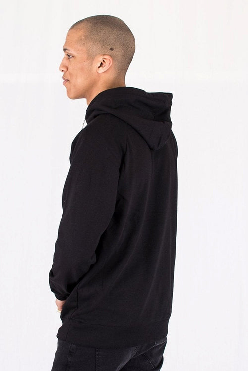 Είδος επανωφόριου basic Hoodie - Μαύρο