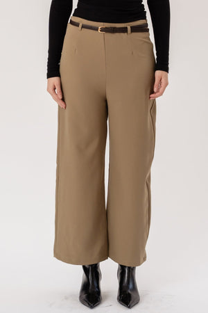 Isabel Loose Pants - Χακί