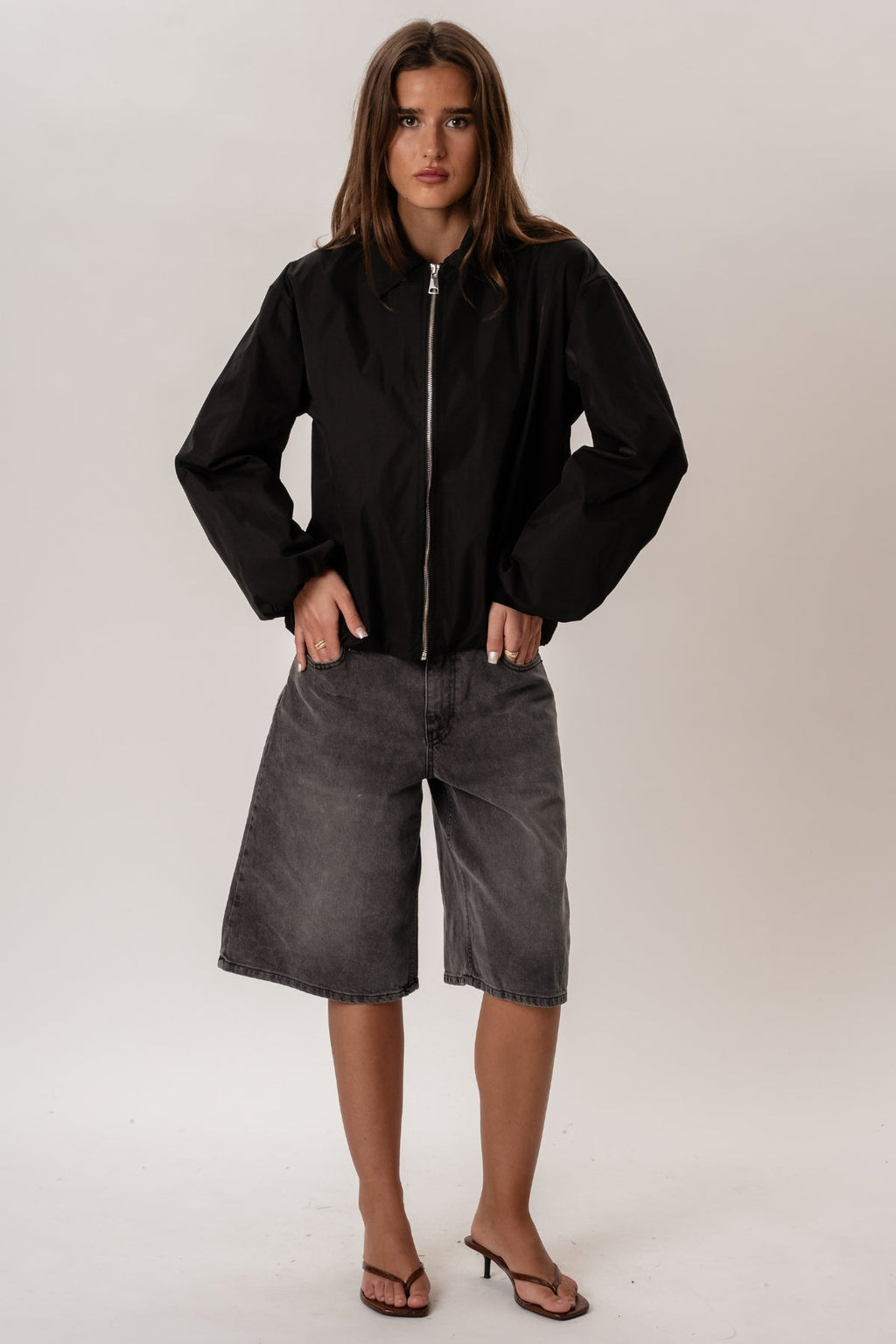 Ines Short Jacket - Black