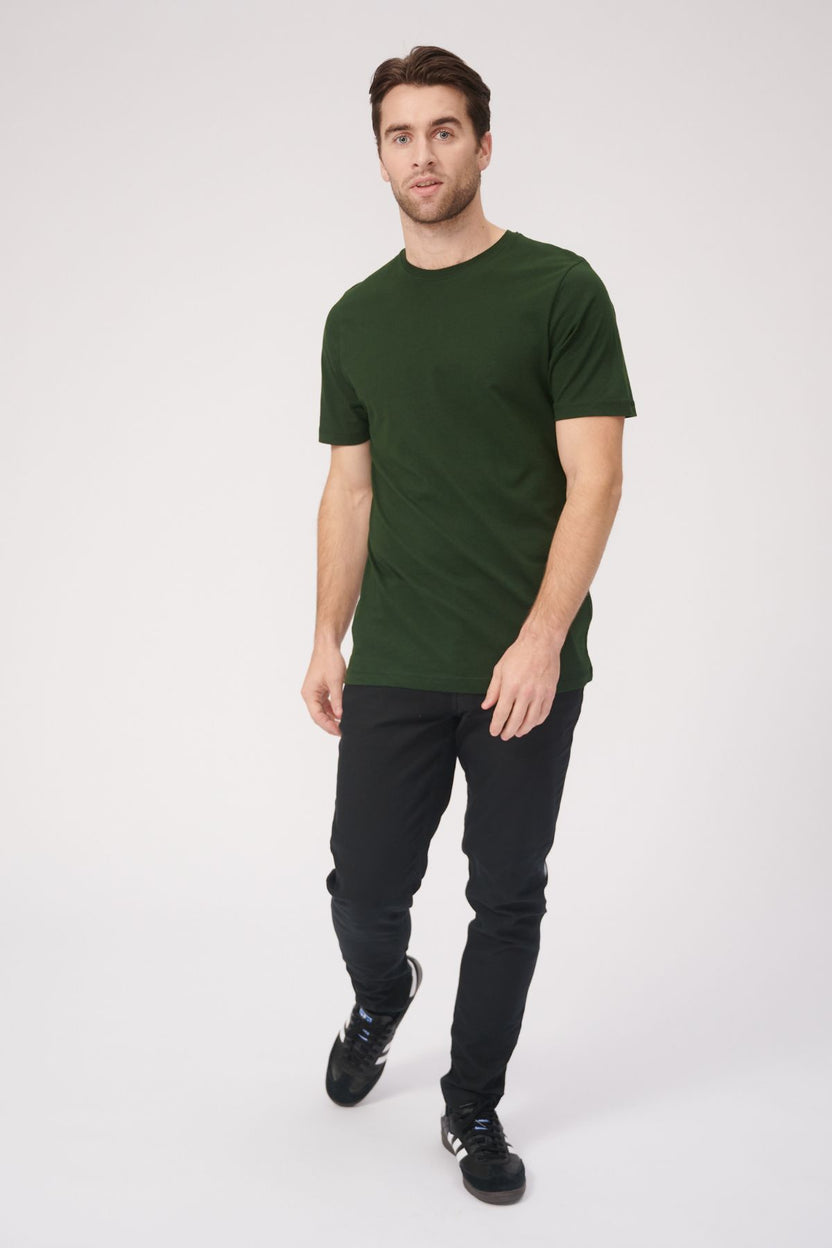 Οργανικός Basic T -shirt - Dark Green