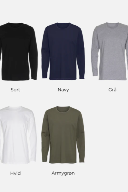 Basic Long Sleeve T -Shirt - Package Deal (7 τεμ.)