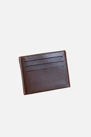 Slim Card Holder (Sample) - Brown