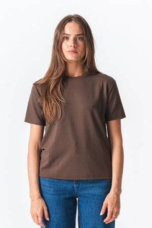 Leah Loose T-shirt - Brown