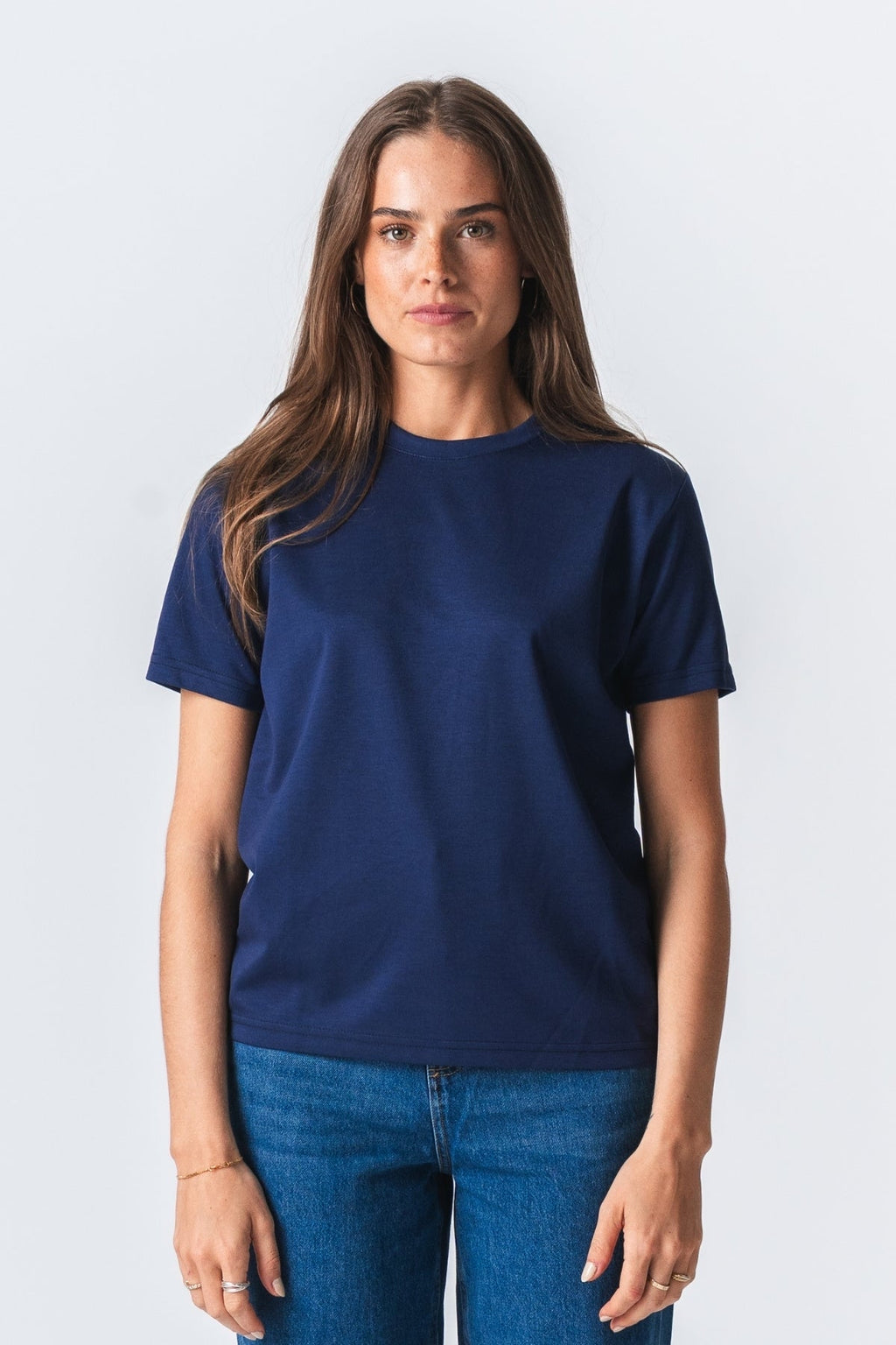 Leah Loose T -Shirt - Dark Navy
