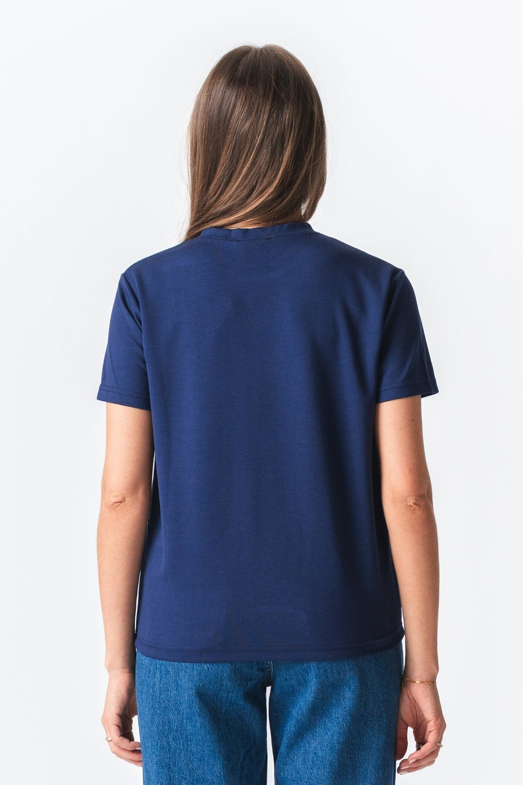 Leah Loose T -Shirt - Dark Navy