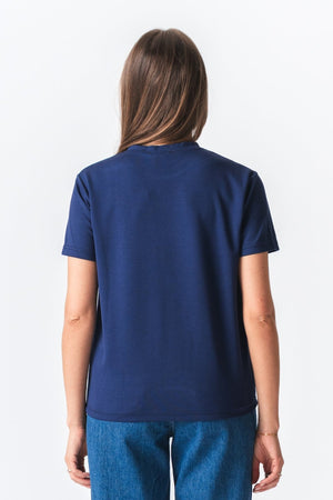Leah Loose T -Shirt - Dark Navy