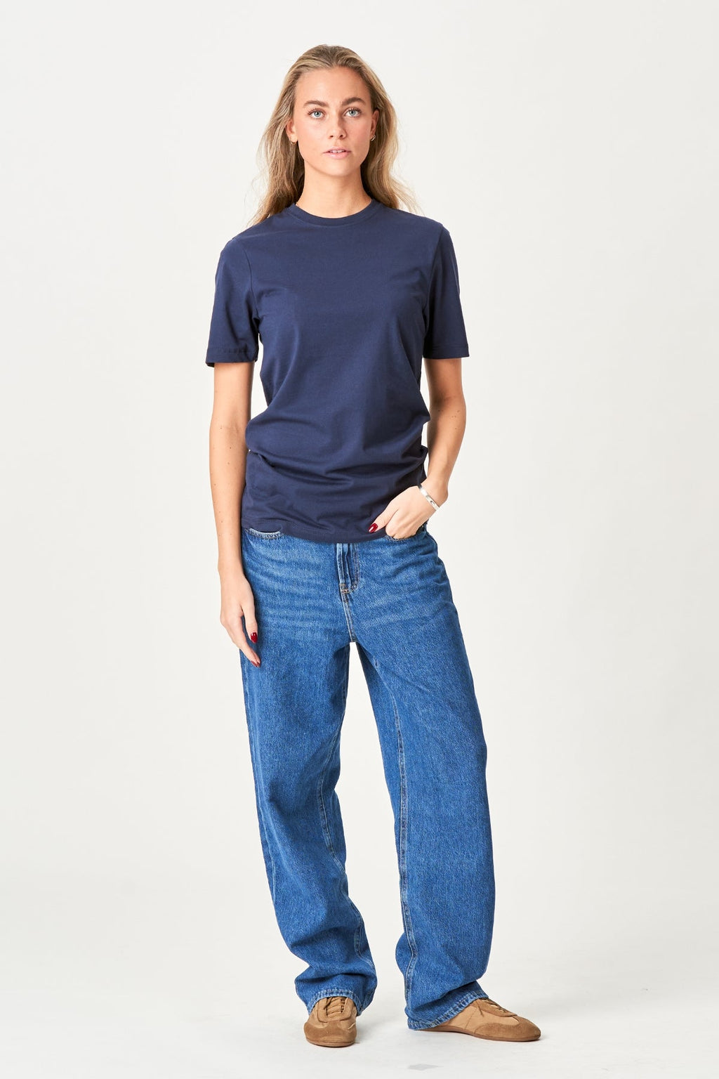 Boyfriend Tee - Πολεμικό Ναυτικό