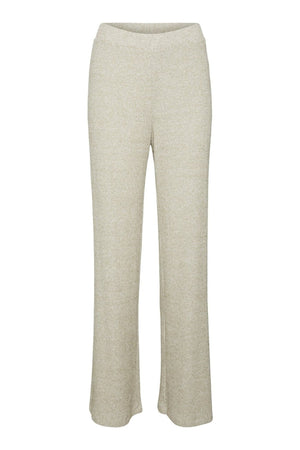 Tia Rib Wide Pants - Lizard Melange