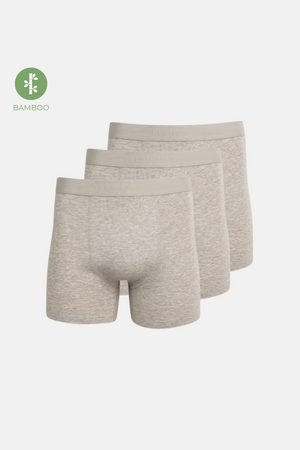 Performance Trunks Bamboo 3 -Pack - Grey Melange