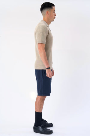 Garry Knit Polo - Sand