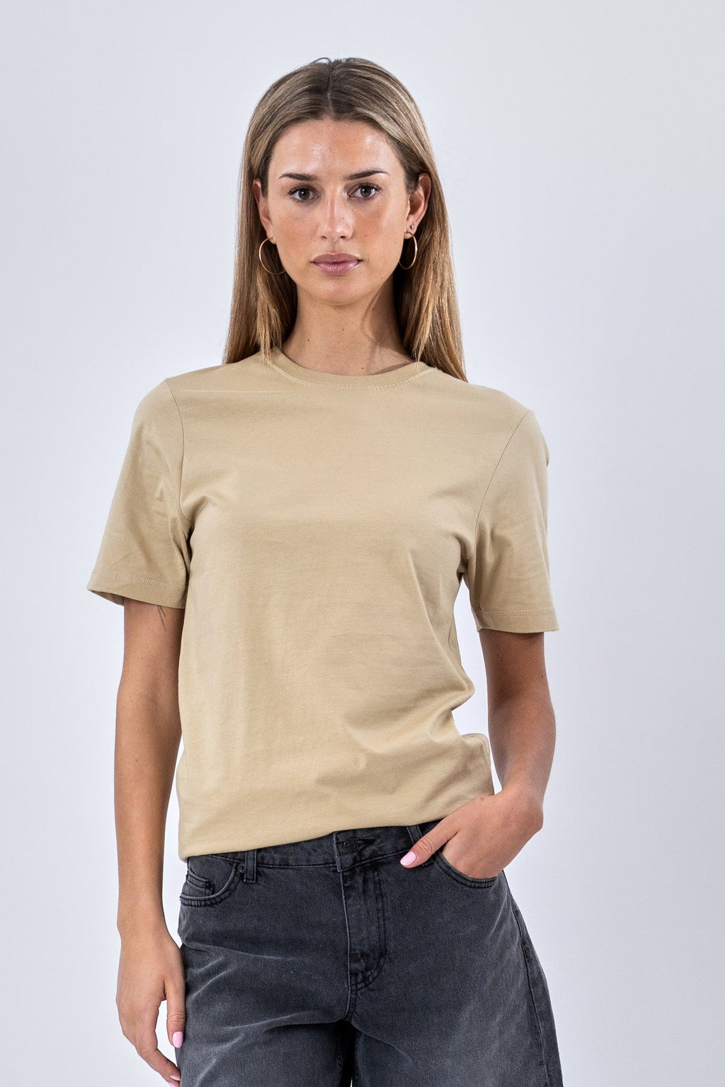 Boyfriend Tee - Sand